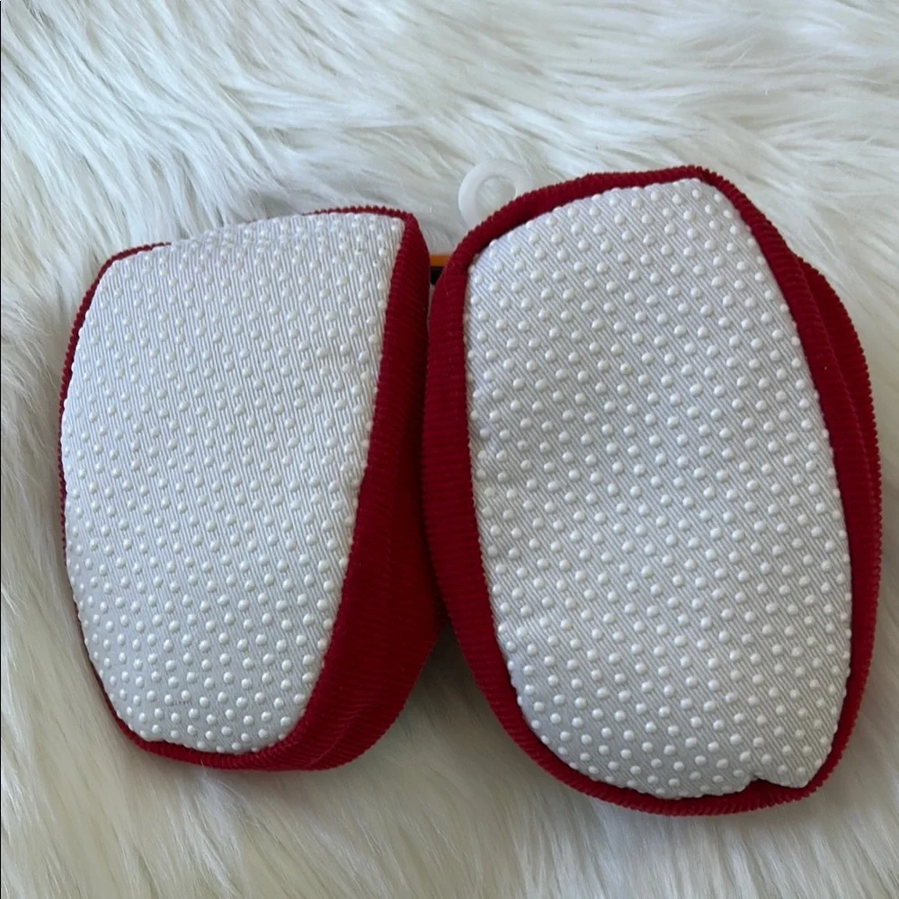 NHL Red and Blue New York Rangers Booties and Mittens